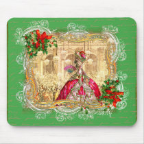 Marie Antoinette Christmas Ball Mousepads