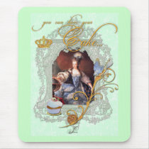 Marie Antoinette Cupcake and Bluebird Mouse Pads