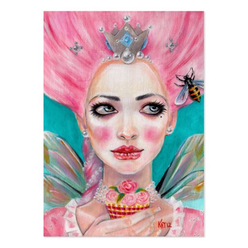 Marie Antoinette Cupcake Faerie - Queen Bee Business Card Templates