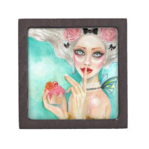 Marie Antoinette Cupcake Queen Premium Jewelry Boxes