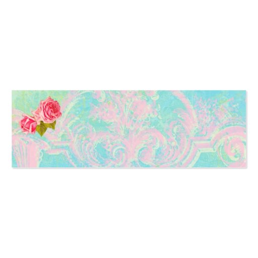 Marie Antoinette Finery Skinny Profile TAGS Business Card (back side)