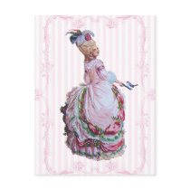 Marie Antoinette Flatnote Invitations or Postcards