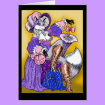 Marie Antoinette Fox Card by artvixn Marie Antoinette Fox Card