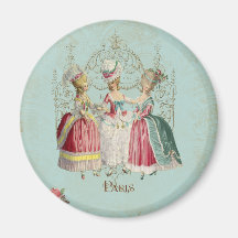 Marie Antoinette French Paris Ladies Refrigerator Magnet