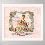 Marie Antoinette French Script Print