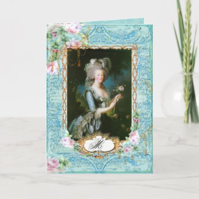 Marie Antoinette French Stationery and Cards