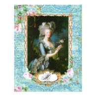 Marie Antoinette French Stationery and Cards Personalized Invitation