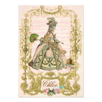 Marie Antoinette Invitations invitations