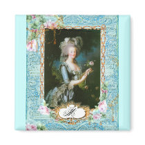 Marie Antoinette Lace Pink Roses magnets by lapapeteriedeParis Marie Antoinette Lace Pink Roses magnets