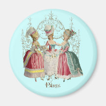 Marie Antoinette Ladies in Waiting Refrigerator Magnets