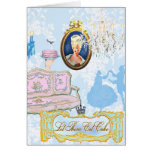 Marie Antoinette Let Them Eat Cake Greeting Card