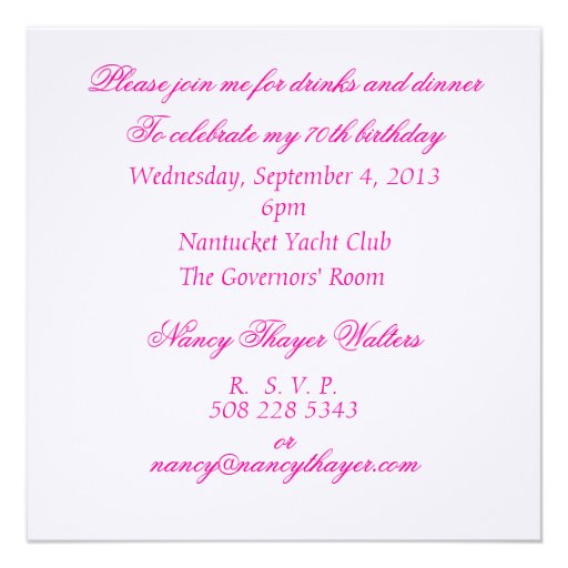 Marie Antoinette Let them Eat Cake Custom Invitation