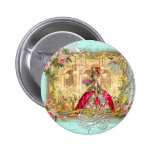 Marie Antoinette Party at Versailles in Aqua Buttons
