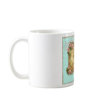 Marie Antoinette Party at Versailles in Aqua Mugs