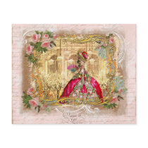 Marie Antoinette Party in Pink at Versailles flyers by lapapeteriedeParis Marie Antoinette Party in Pink at Versailles flyers