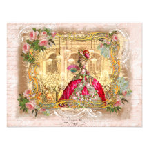 Marie Antoinette Party in Pink at Versailles Announcement