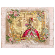 Marie Antoinette Party in Pink at Versailles letterhead by lapapeteriedeParis Marie Antoinette Party in Pink at Versailles letterhead