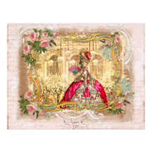 Marie Antoinette Party in Pink at Versailles Custom Letterhead