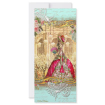 Marie Antoinette Party Versailles French Rack Card rack cards