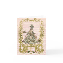 Marie Antoinette Peach Stationery Pour Cerises cards