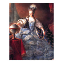 Marie Antoinette Personalized Letterhead