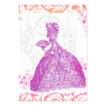 Marie Antoinette Potpourri Custom Business Card
