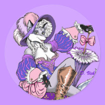 Marie Antoinette Sticker stickers