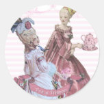 Marie Antoinette Tea at Trianon Seals Stickers