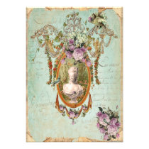 Marie Antoinette Versailles Ancient Gardens 5 x 7 invitations