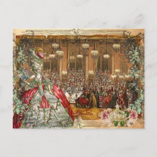Marie Antoinette Versailles Ball Postcards postcard