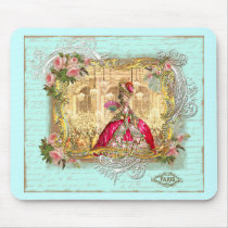 Marie Antoinette Versailles French Party Print mousepads by greerdesign Marie Antoinette Versailles French Party Print mousepads