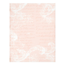 Marie Antoinette Versailles Party Pink Custom Letterhead