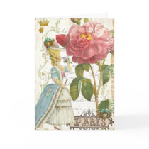 Marie Antoinette Versailles Rose cards