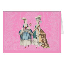 Marie Antoinette Vintage Series - ... - Customized Greeting Card