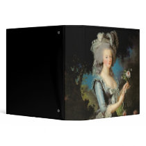 Marie Antoinette  with a Rose, 1783 3 Ring Binder