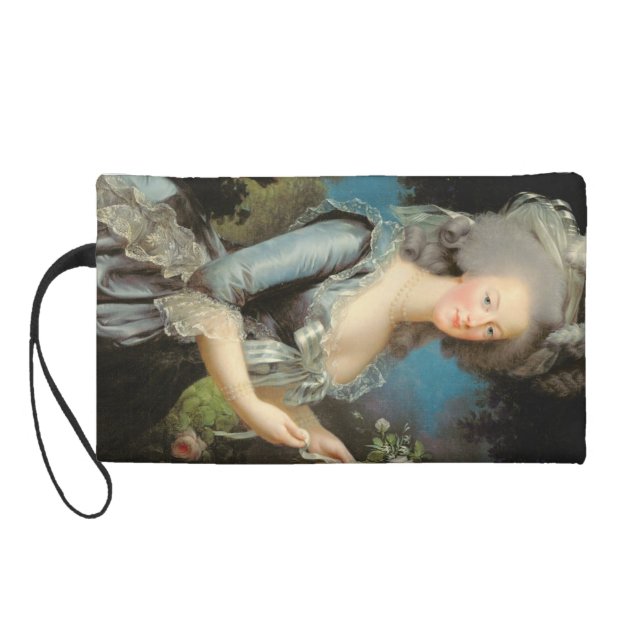 Marie Antoinette with a Rose, 1783 Wristlet Clutch-1