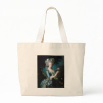 Marie-Antoinette with the Rose by Elisabeth Lebrun Canvas Bag