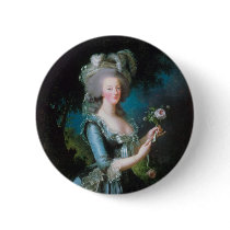 Marie Antoinette with the Rose by Elisabeth Lebrun Pinback Button
