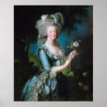 Marie-Antoinette with the Rose by Elisabeth Lebrun posters