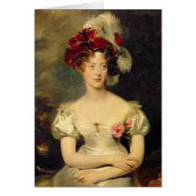 Marie-Caroline de Bourbon  Duchesse de Berry Card