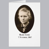 Marie-Curie Note Card cards