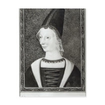 Marie d'Anjou  Queen of France Postcard