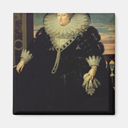Marie de Medici  Queen of France, 1617 Refrigerator Magnet