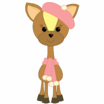 Marie Deer Ornament photo sculptures