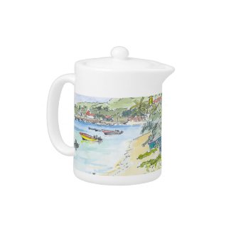 Marie Galante Beach Teapot