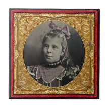 Marie Gertrude Fahl Shawhan Daguerreotype Tile