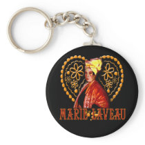 Marie Laveau Voodoo High Priestess Keychain