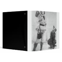 Marie Lloyd  as Dick Whittington in 1898 Vinyl Binders