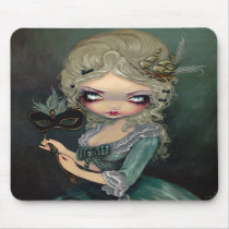 Marie Masquerade gothic Rococo Mousepad by strangeling Marie Masquerade gothic Rococo Mousepad