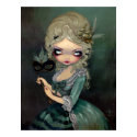 Marie Masquerade lowbrow gothic Rococo Art Print by strangeling Marie Masquerade lowbrow gothic Rococo Art Print
